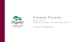 Simon Cox - Funeral Poverty and Public Health Funerals