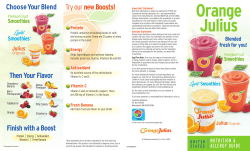 Choose Your Blend Try ournew Boosts! Then Your