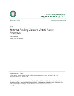 Summer Reading Outcasts United Raises Awareness
