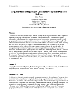 Argumentation Mapping