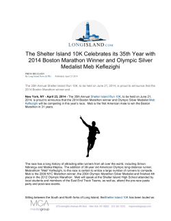 The Shelter Island 10K Celebrates its 35th Year with 2014 Boston