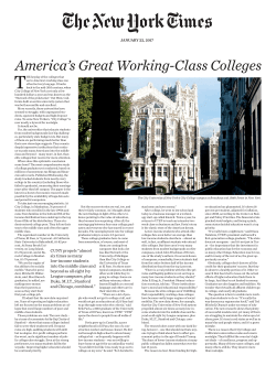 CUNY propels &ldquo;almost six times as many low