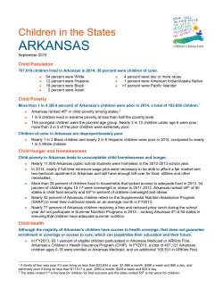 arkansas - Children`s Defense Fund