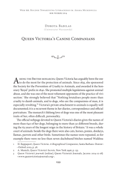 Queen Victoria`s Canine Companians
