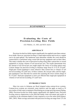 ECONOMICS - University of Arkansas