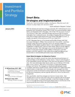 Smart Beta