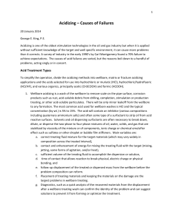 Acidizing - George E King