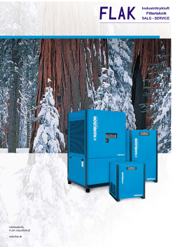 Distributed By FLAK Industrtrykluft www.flak.dk