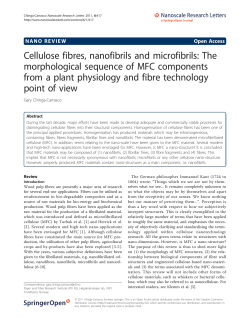 Cellulose nanofibrils