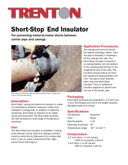 Short-Stop&trade; End Insulator