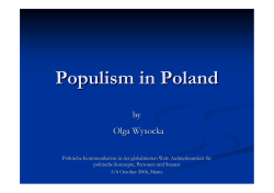 Populism in Poland