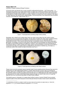 PalaeoMath 101