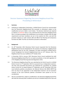 Appendix B - Lichfield District Council