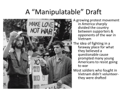 A &ldquo;Manipulatable&rdquo; Draft