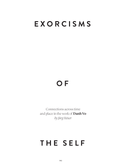 exorcisms of the self