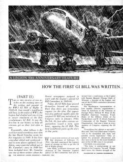 how the first gi bill was written