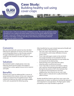 Case Study – Building Healthy Soil Using Cover Crops (Nixon)