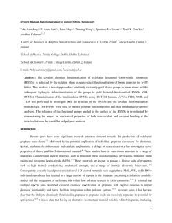 Oxygen Radical Functionalization of Boron Nitride Nanosheets Toby