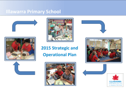 2015 Strategic Plan - Illawarra Primary School