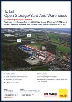 To Let Open Storage/Yard And Warehouse - Property Search