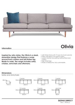 Olivia - Sofas Direct