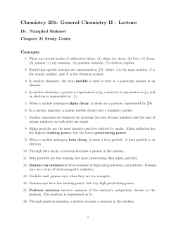 Ch. 21 Study Guide