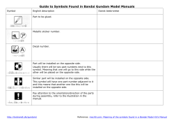 Guide to Symbols Found in Bandai Gundam