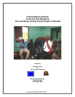 A Sociological Analysis of Alcohol and Marijuana Use and Abuse