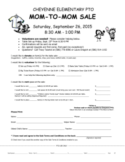 cheyenne elementary pto mom-to