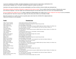 Family Donation Item