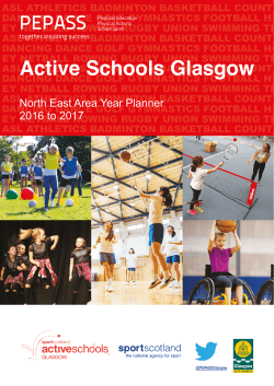 North East Area Year Planner 2016 to 2017