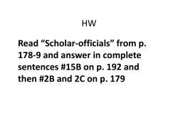 HW Read &ldquo;Scholar-officials&rdquo; from p. 178