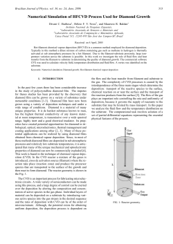 Numerical Simulation of HFCVD Process Used for Diamond Growth