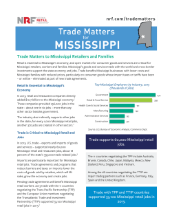 Mississippi - The Trade Partnership