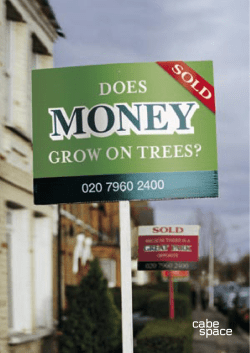 Does money grow on trees? - UK Government Web Archive