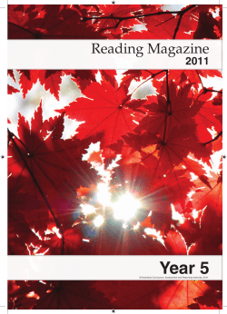 reading magazine, Year 5