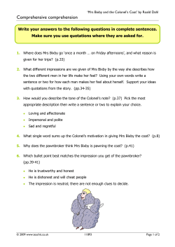 Comprehensive comprehension