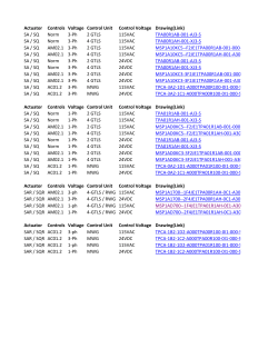 Electrical Drawings - Auma-USA