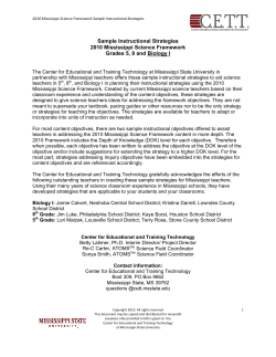 Biology I - Center for Technology Outreach