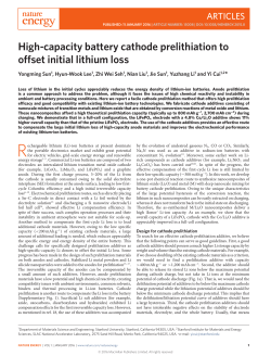 High-capacity battery cathode prelithiation to offset initial lithium loss