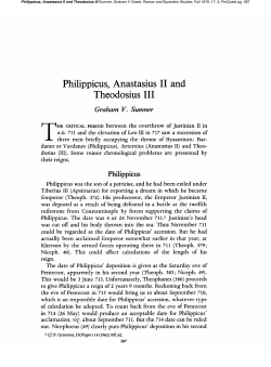 Philippicus, Anastasius II and Theodosius III