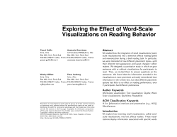 Exploring the Effect of Word-Scale Visualizations on