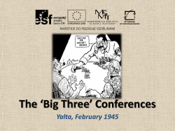 The `Big Three` Conferences
