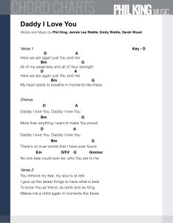 Daddy I Love You - Phil King Music