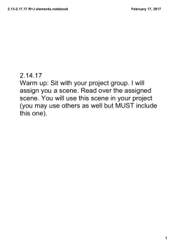 2.13-2.17.17 R+J elements.notebook - CVHS-E1-16-17