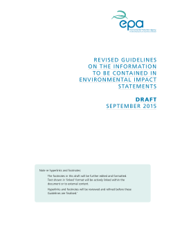 revised guidelines on the information to be contained in