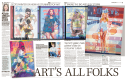 SCOTS PAINTER ON HOW HIS STUNNING POP ART IS TAKING T