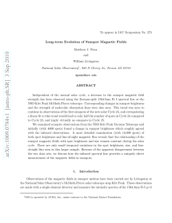 Long-term Evolution of Sunspot Magnetic Fields
