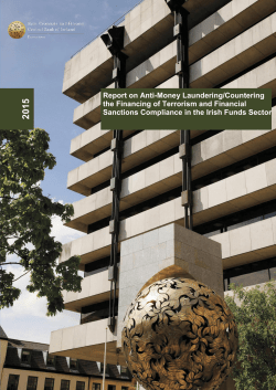 Report on Anti-Money Laundering/Countering the Financing of