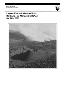 Lassen Volcanic National Park Wildland Fire Management Plan